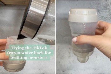 Mamá revela un truco fácil para aliviar la dentición de un bebé y todo lo que necesitas es agua