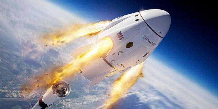 Primera cápsula espacial con tripulación civil
