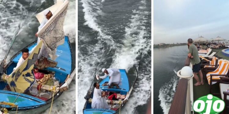 Viral forma de vender a los pasajeros de crucero en pleno viaje web ojo | VIDEOS