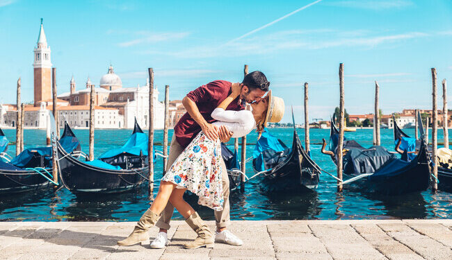 los cinco lugares más románticos para besar a tu pareja