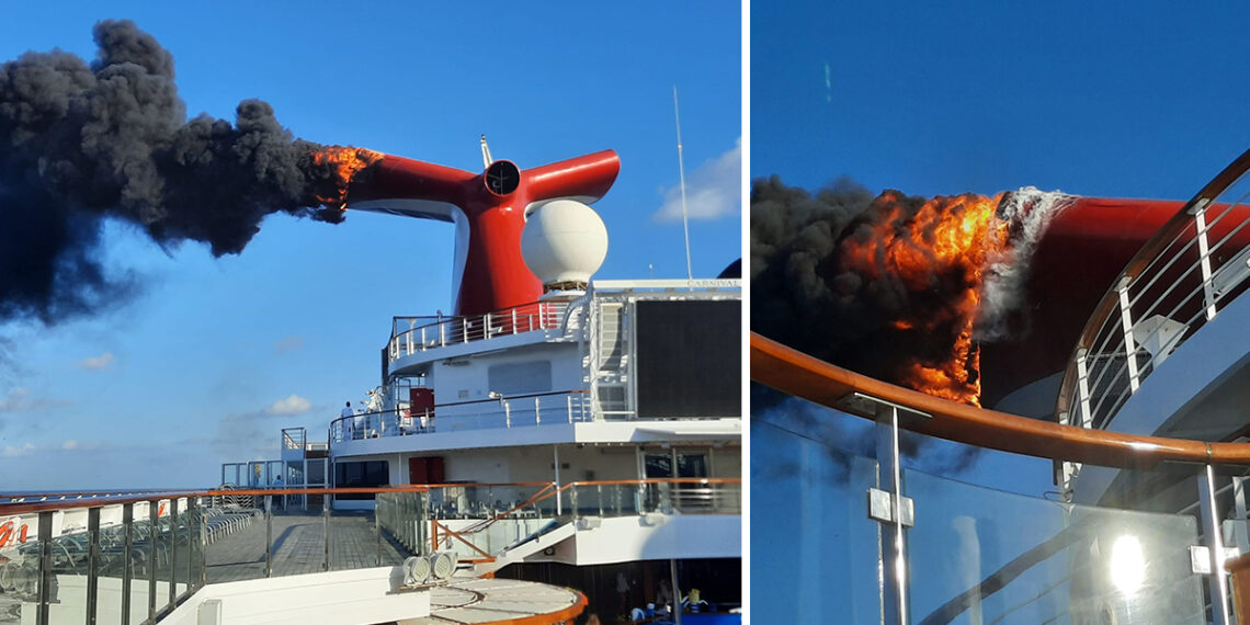 Se incendia un crucero de Carnival mientras estaba atracado en las Islas Turcas y Caicos – Telemundo 52
