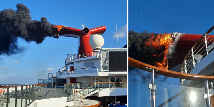 Se incendia crucero Carnival Freedom en las Islas Turcas y Caicos – Telemundo Orlando (31)