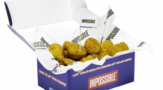 Alimentos vegetales 100% de Impossible Foods