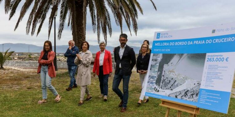 La Xunta licitará este mes las obras de mejora del bordo de la playa del crucero en Porto do Son