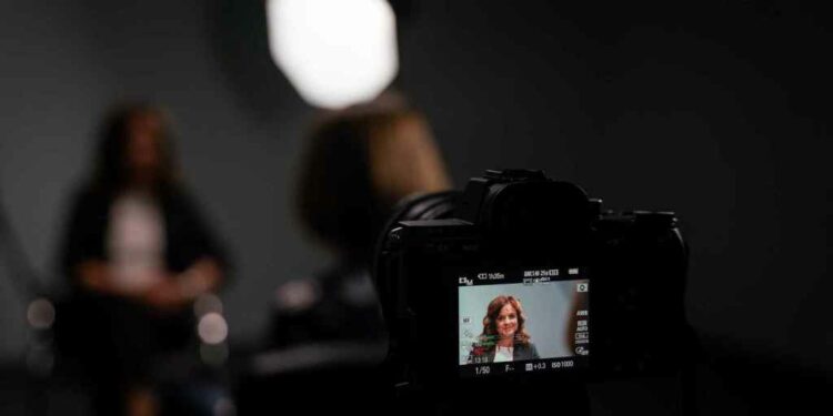 Marián Martínez durante la entrevista.