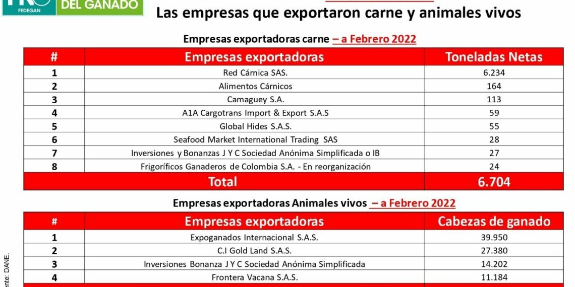 Los brasileños de Minerva Foods, los campeones en la exportación de carne colombiana