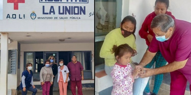 Más de 90 personas recibieron asistencia sanitaria en La Unión