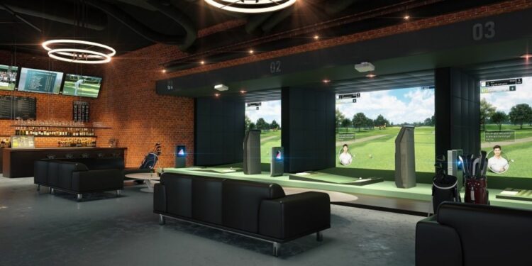 Mejora el ambiente de tu empresa con los simuladores de golf Golfzon