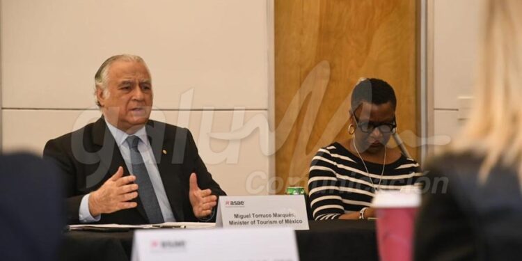 Miguel Torruco continúa trabajos de promoción turística en Estados Unidos