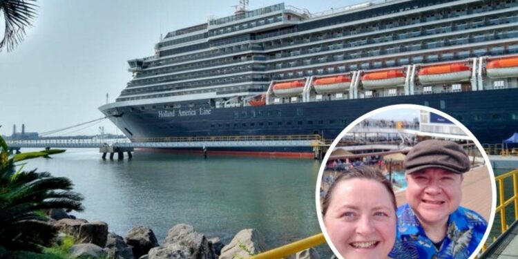 Pareja vive en cruceros desde el año 2021