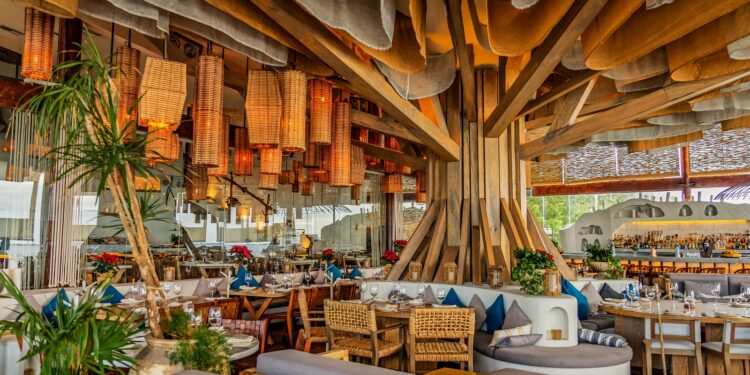 Interior de Ilios restaurante