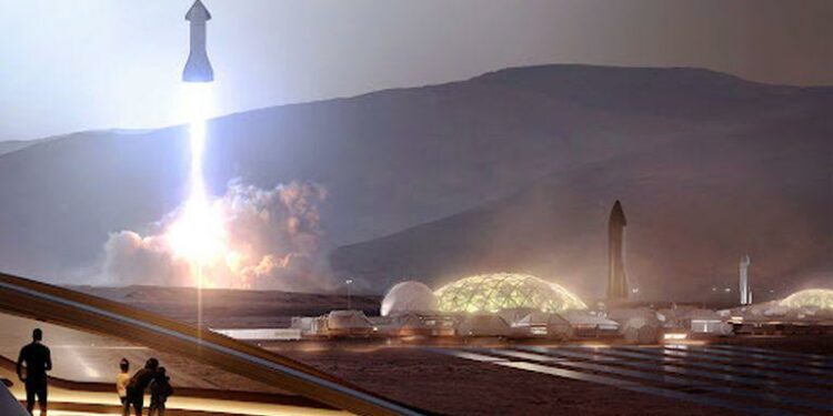 La base Alfa en Marte, que imagina Elon Musk y SpaceX