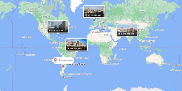 nuevas funciones para captar vuelos, hoteles y destinos baratos