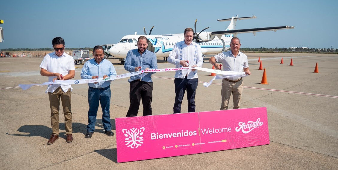 Aeromar inició operaciones con dos nuevas rutas que conectan Puebla con Ixtapa Zihuatanejo y Acapulco