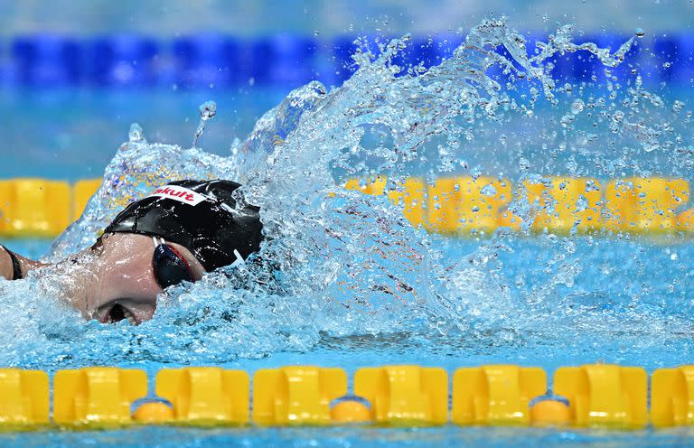 Katie Ledecky, una fiera en los 800 metros libres