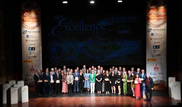 EMPRESA / A Coruña reúne a la industria de cruceros en la ceremonia de entrega de Los Premios Excellence de Cruceros 2022