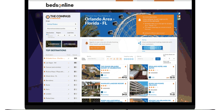 Bedsonline descubre a los agentes los 4 beneficios de usar The Compass