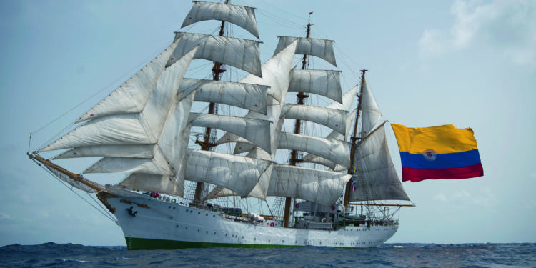 Luego de su parada en Nueva York, el Buque Escuela ARC Gloria visitará México, Puerto Rico y Jaimaica. Foto: Colprensa.