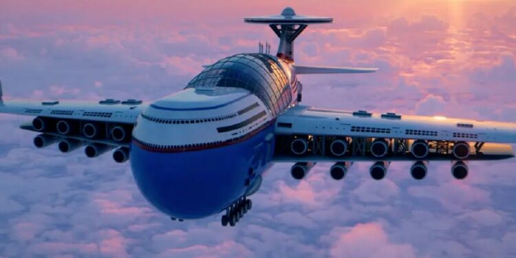 Conoce Sky Cruise, un crucero aéreo que cuenta con hoteles, centros comerciales y más