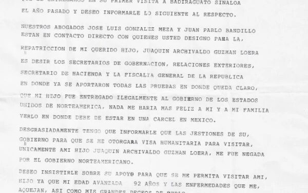 Desde 2019 AMLO mantiene comunicación con mama de “El Chapo” – Columna Digital