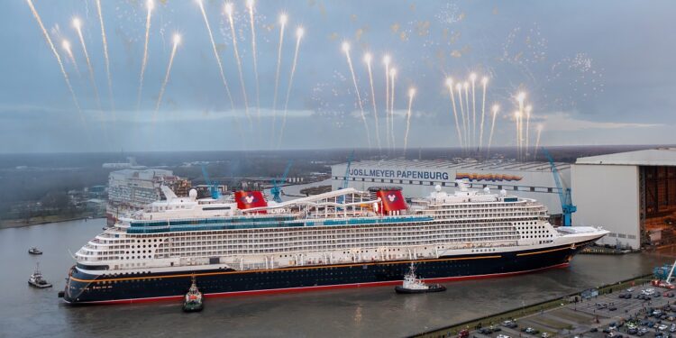 Disney Wish es entregado a Disney Cruise Line