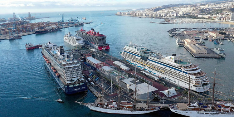 El Puerto de Las Palmas lidera el ranking de puertos españoles en tráfico de cruceros