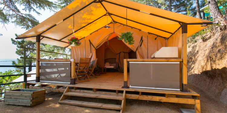 Camping El Far, en Calella.