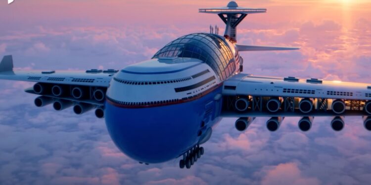 Este es el plan para un enorme hotel volador, nuclear (e imposible) • ENTER.CO