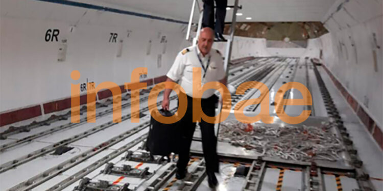 La imagen fue tomada en el aeropuerto de Ciudad del Este
