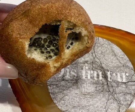 Uno de los platos que Dua Lipa probó en el Disfrutar