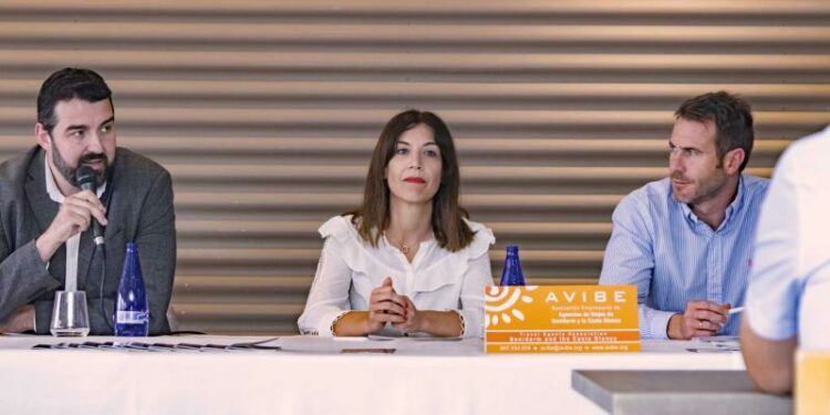 Mónica Gómez en un momento de su intervención.