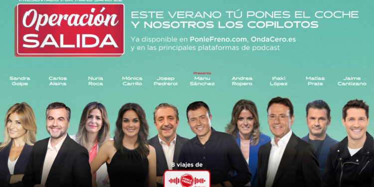 Ponle Freno lanza su primer podcast, 'Operación Salida', un viaje acompañado por el sonido de las voces de Atresmedia