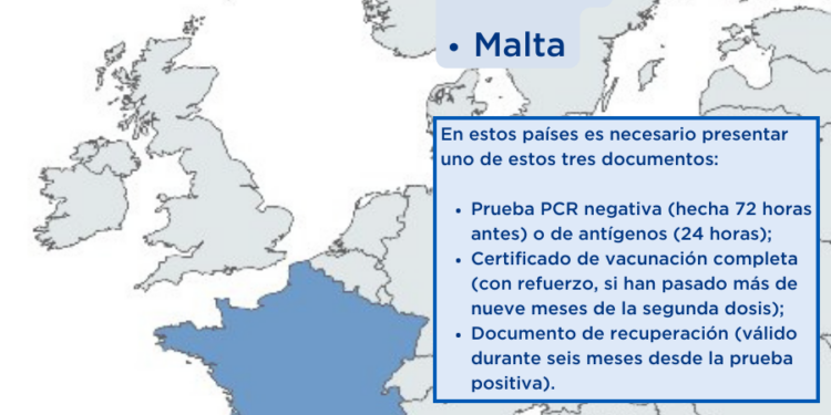 Restricciones viajes Europa