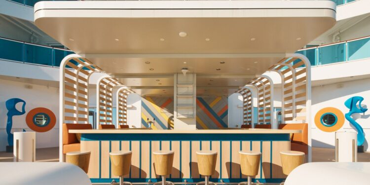 El bar de tus sueños est en el buque ms moderno de la compañía italiana Costa Cruceros.