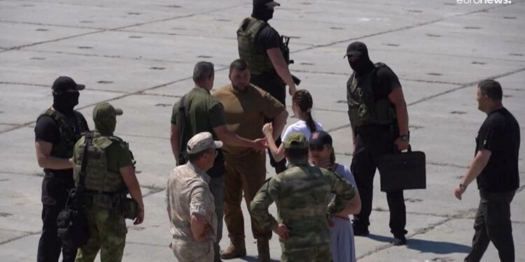 Ucrania "La pena de muerte es justa", dice un líder separatista sobre los extranjeros condenados