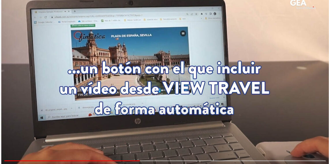 Un vídeo del destino en tus presupuestos con un solo clic
