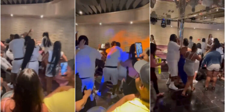 VIDEOS muestran pelea entre pasajeros de un crucero por presunto trío sexual