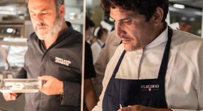 el menú conjunto de los dos chefs en Mirazur, tras la cita de hace un año en Aponiente