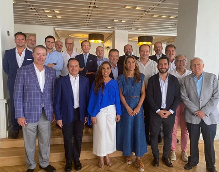 Se reúnen el gobernador Carlos Joaquín y la gobernadora electa Mara Lezama con directivos e inversionistas de INVEROTEL
