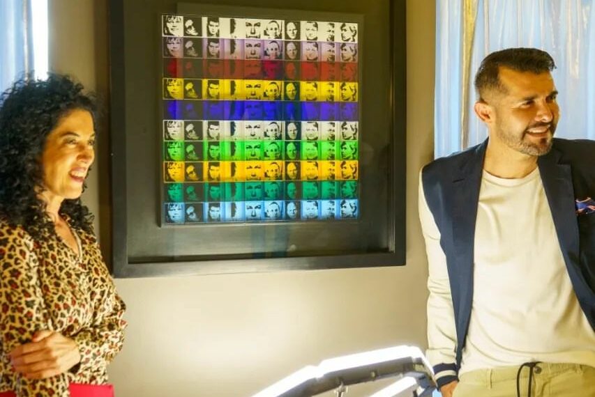 Lorenzo Ruiz organizo en su penthouse en Polanco para exhibir la obra «Portraits OF The Artists 17»