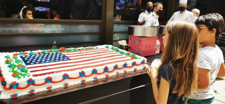 Celebrando el 4 de Julio en el 'Wonder'