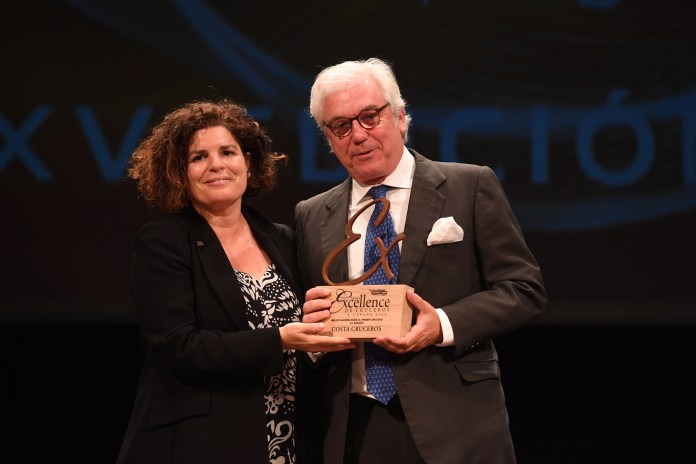 Costa Cruceros recibe tres Premios Excellence de Cruceros