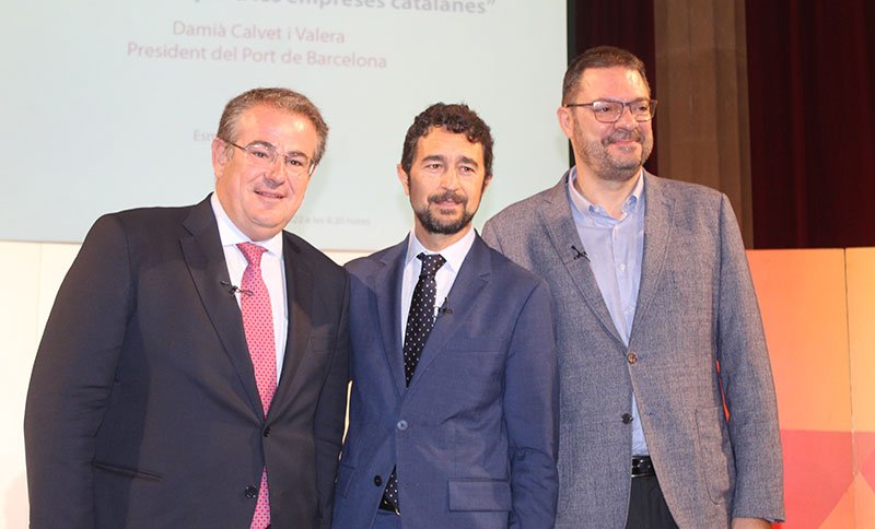 Ignacio Marull, Damià Calvet, y Lluís Moreno