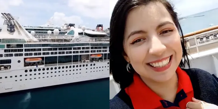 Trabaja en un crucero, muestra cómo viven adentro del barco y generó polémica con un detalle