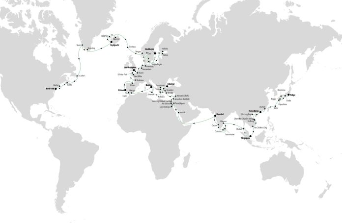 Silversea presenta su crucero "Controtempo World Cruise" 2025