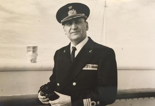 Piero Calamai, el capitán del buque Andrea Doria. Después del naufragio no volvió a comandar una nave, a pesar que los investigadores privados lo exculparon