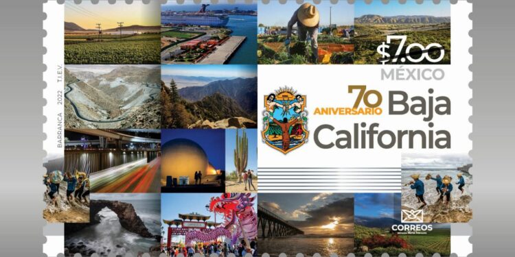 Conmemoran al Servicio Postal Mexicano la Gobernadora Marina del Pilar por el 70 Aniversario de Baja California