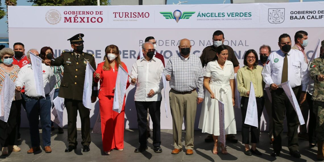 Dan el banderazo del Operativo Vacacional Verano 2022 en La Paz, Baja California Sur