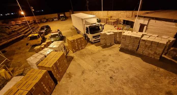 Carabineros intercepta más de $588 millones en cigarrillos de contrabando en sector Crucero