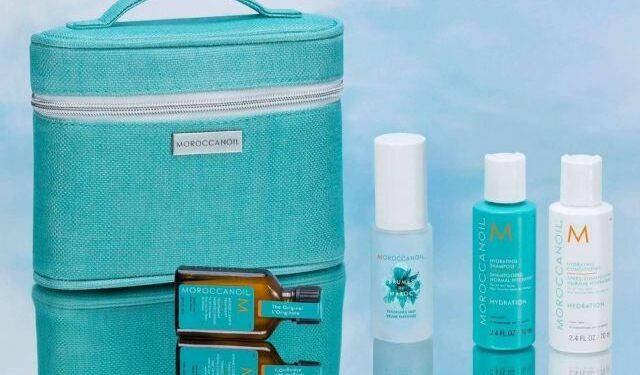 EMPRESA / Nuevos neceseres de viaje de Moroccanoil, ya disponibles online en Llarcó